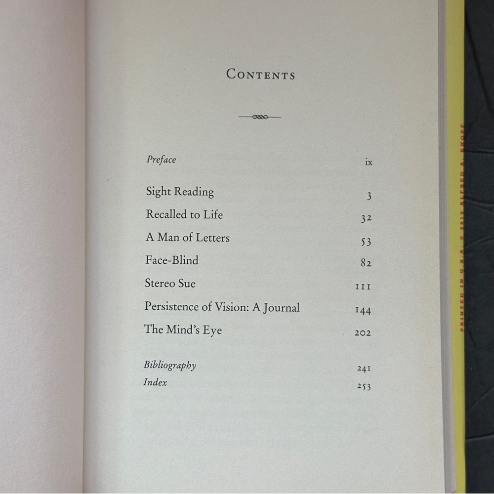 The Mind's Eye by Oliver Sacks | Science, Neurology | Hardcover Book - Picture 7 of 10